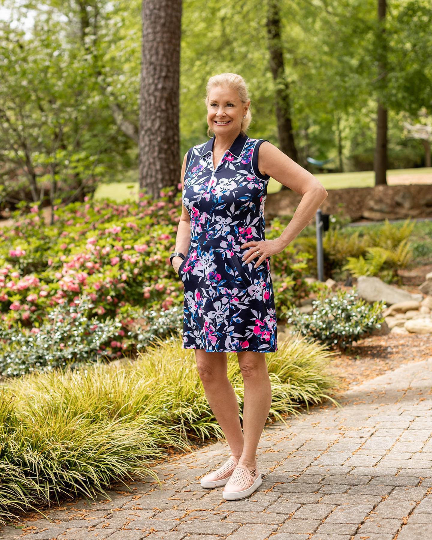 cute golf dress Women's Cora TX The Valentina court dress is a classic club shape Cute Navy Golf Dress Find