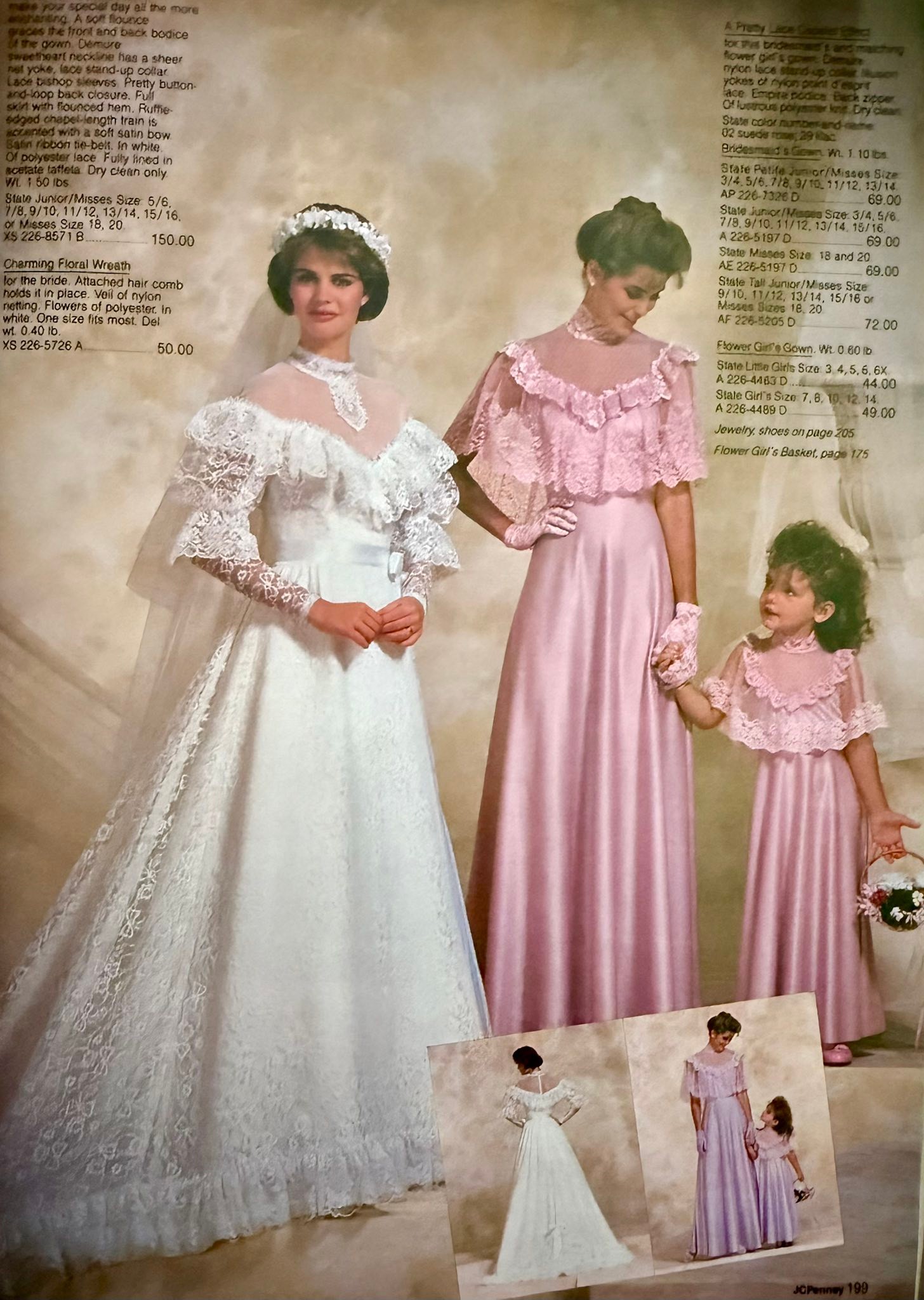 jcpenney bridesmaid wedding dresses The Bridal/Formal section of JCPenney's Spring/Summer 1985 Catalog (Part 5) Satin