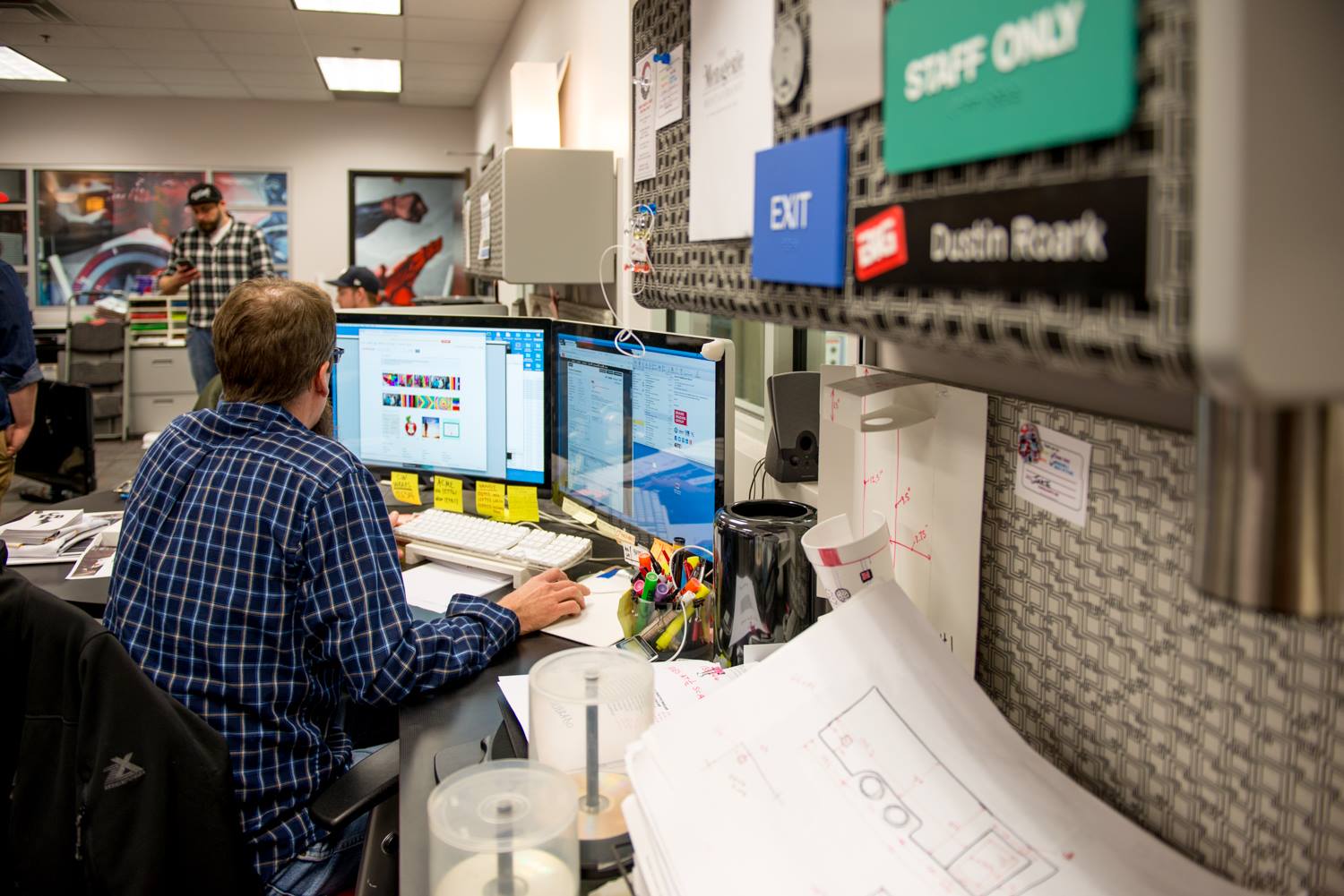 Here are some shots of our in-house... - Big Visual Group