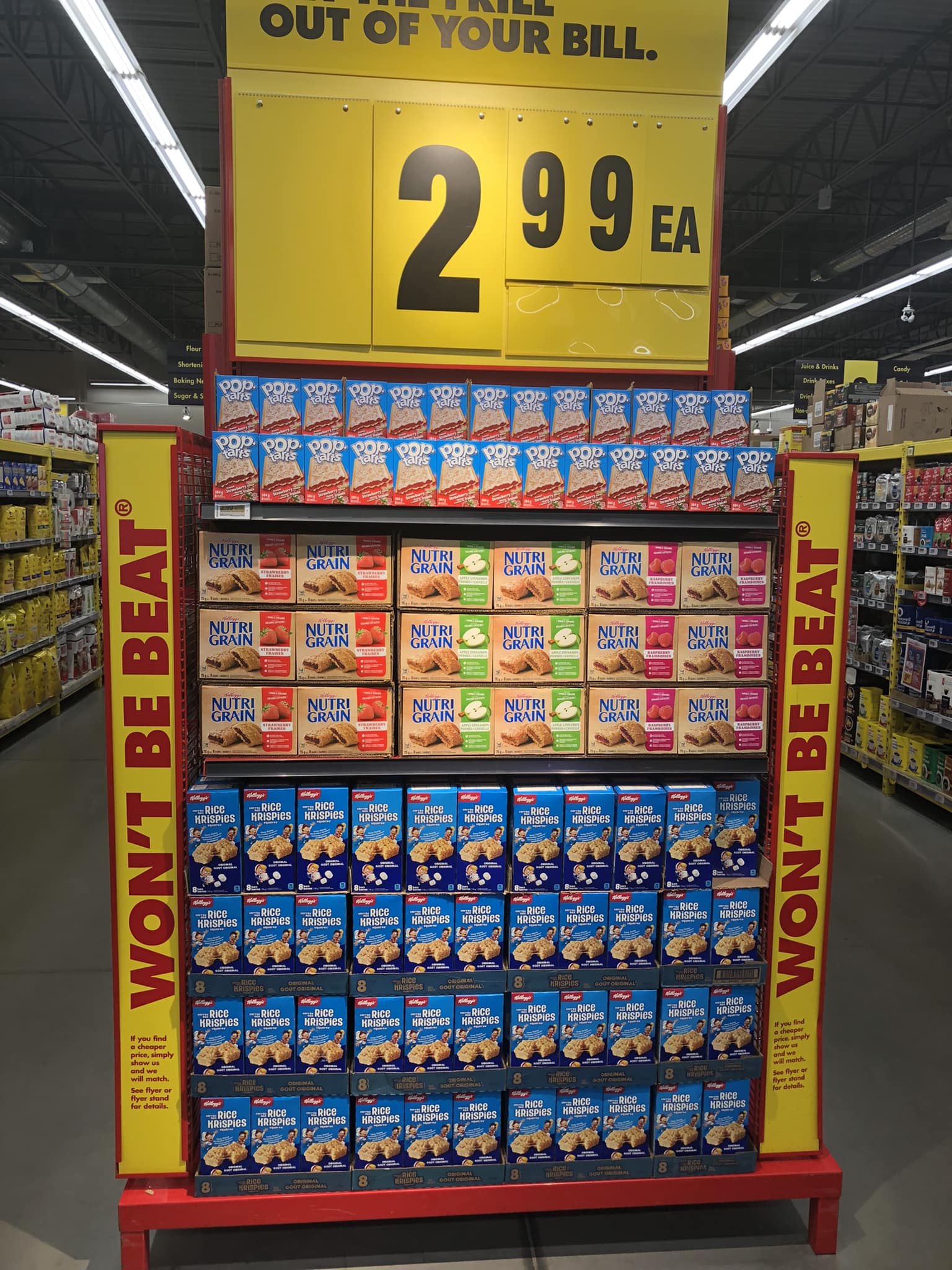 No Frills - Pop-tarts, Nuti Grain, and Rice Krispie Squares 😎👍