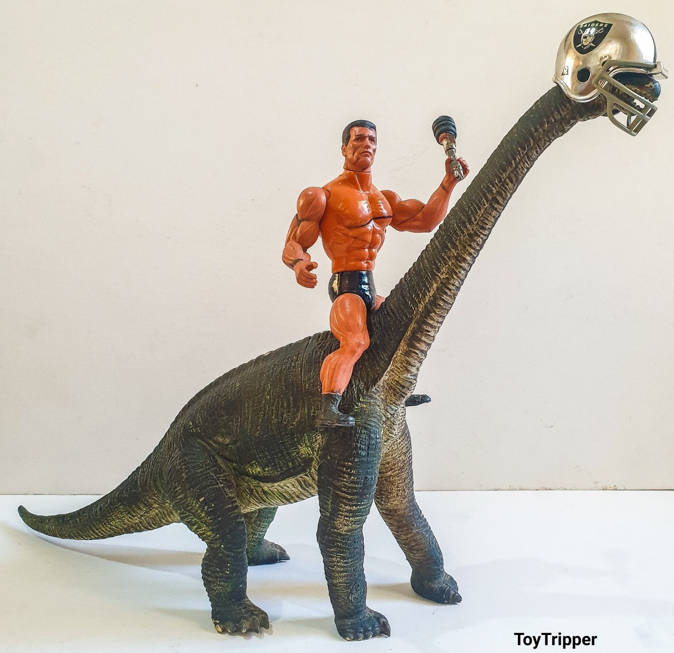 A 1986 Schwarzenegger figure (from the movie 