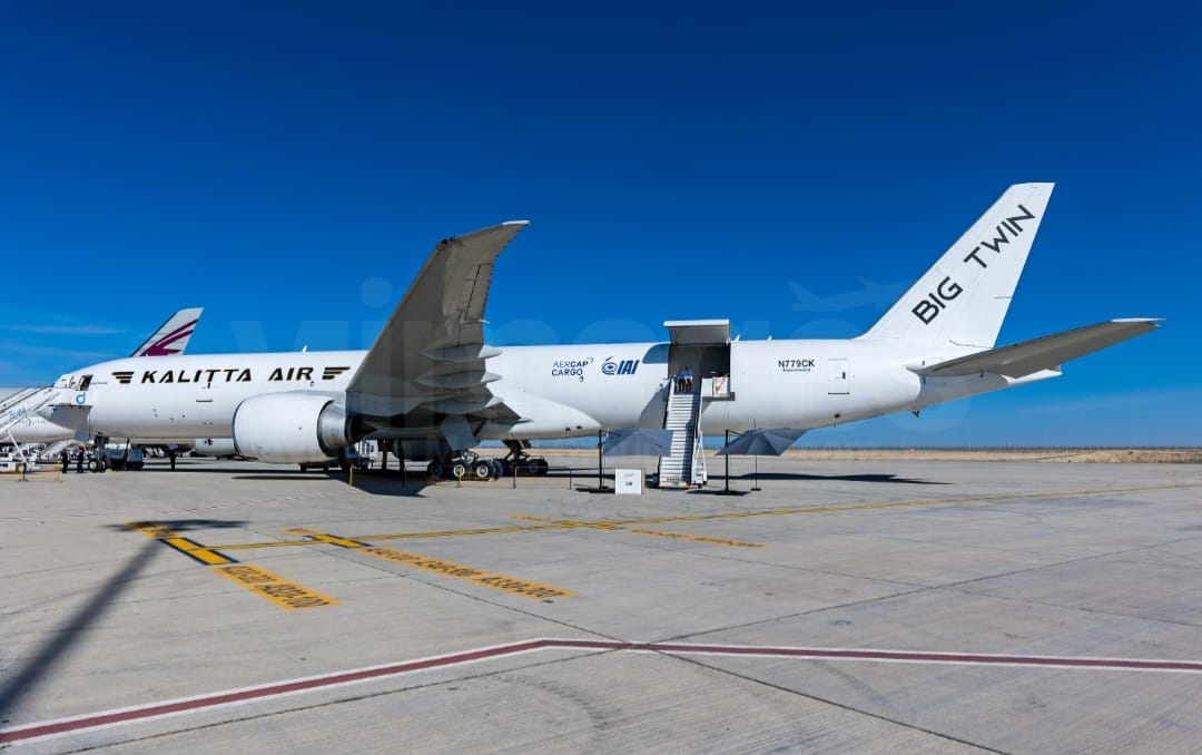 Kalitta has 7 ex Emirates Boeing 777-300ERs converted to 777-36N