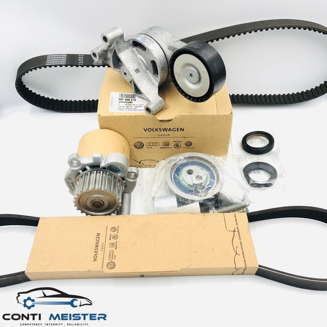 Timing Belt Tensioner + Water Pump Kit for Landcruiser HZJ80 1HZ 4.2L