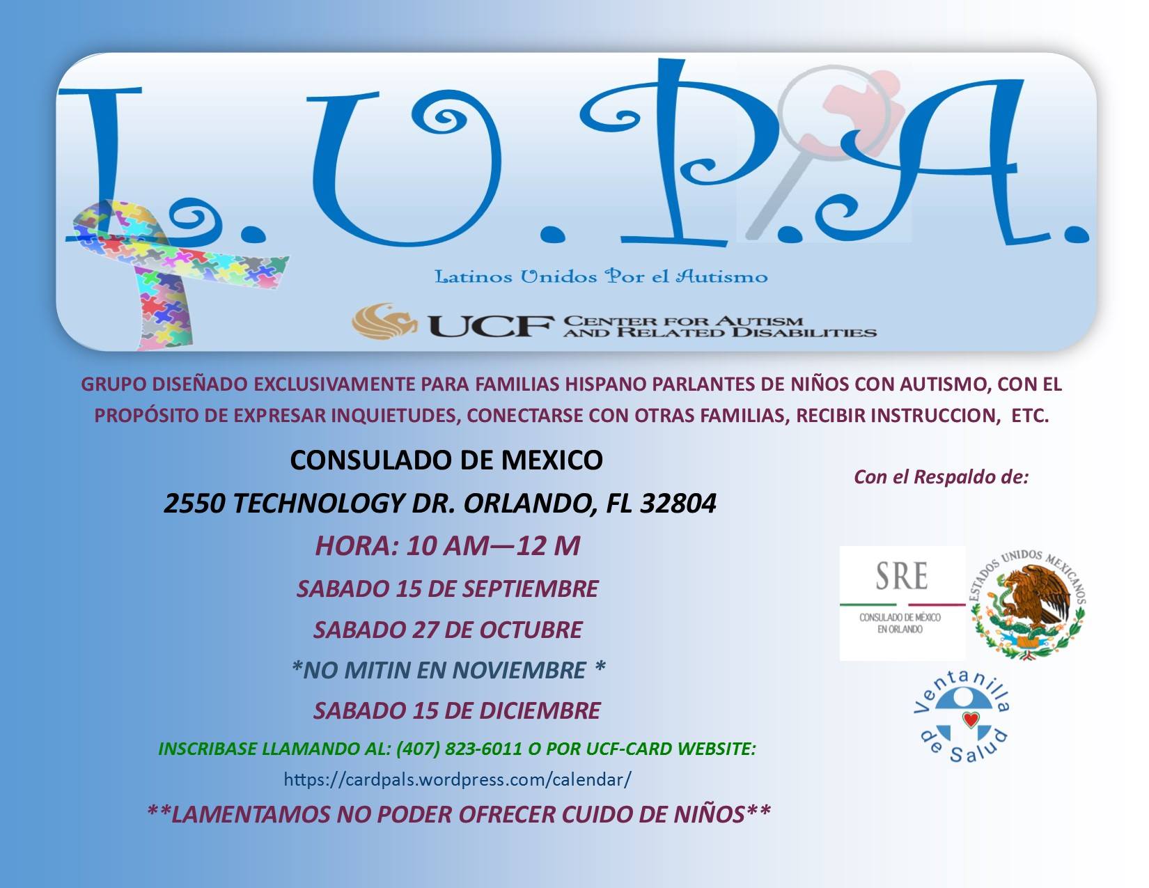 UCF CARD - Center for Autism and Related Disabilities - L.U.P.A ...
