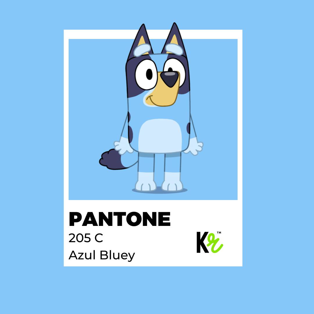 Kreato63 - ¿Sabías que el color del personaje Bluey de la serie ...