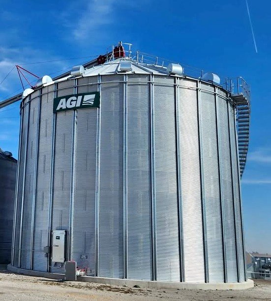 $1.73/bu... AGI 60' x 10 ring grain bin 100,000 bushel!!! - Storage ...