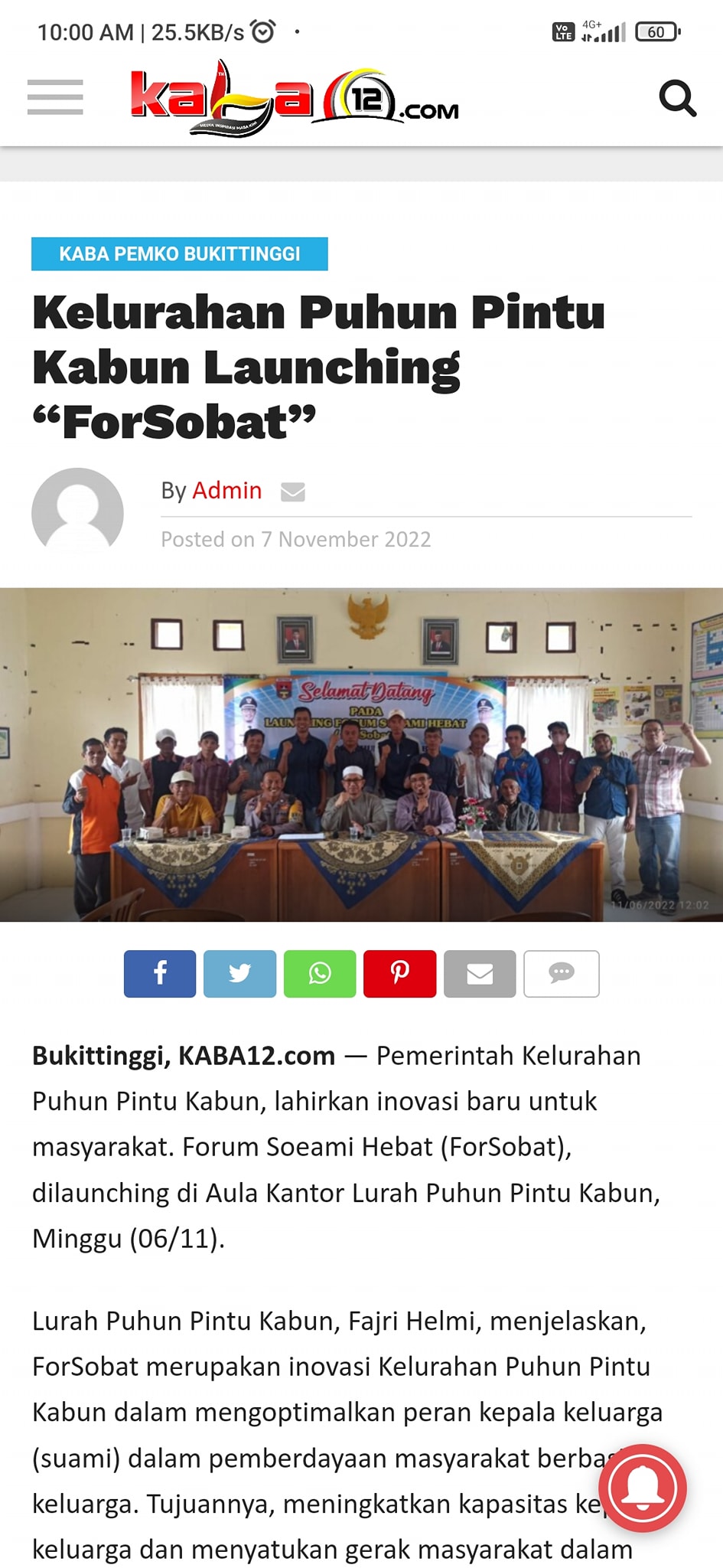 Kelurahan Puhun Pintu Kabun - Page