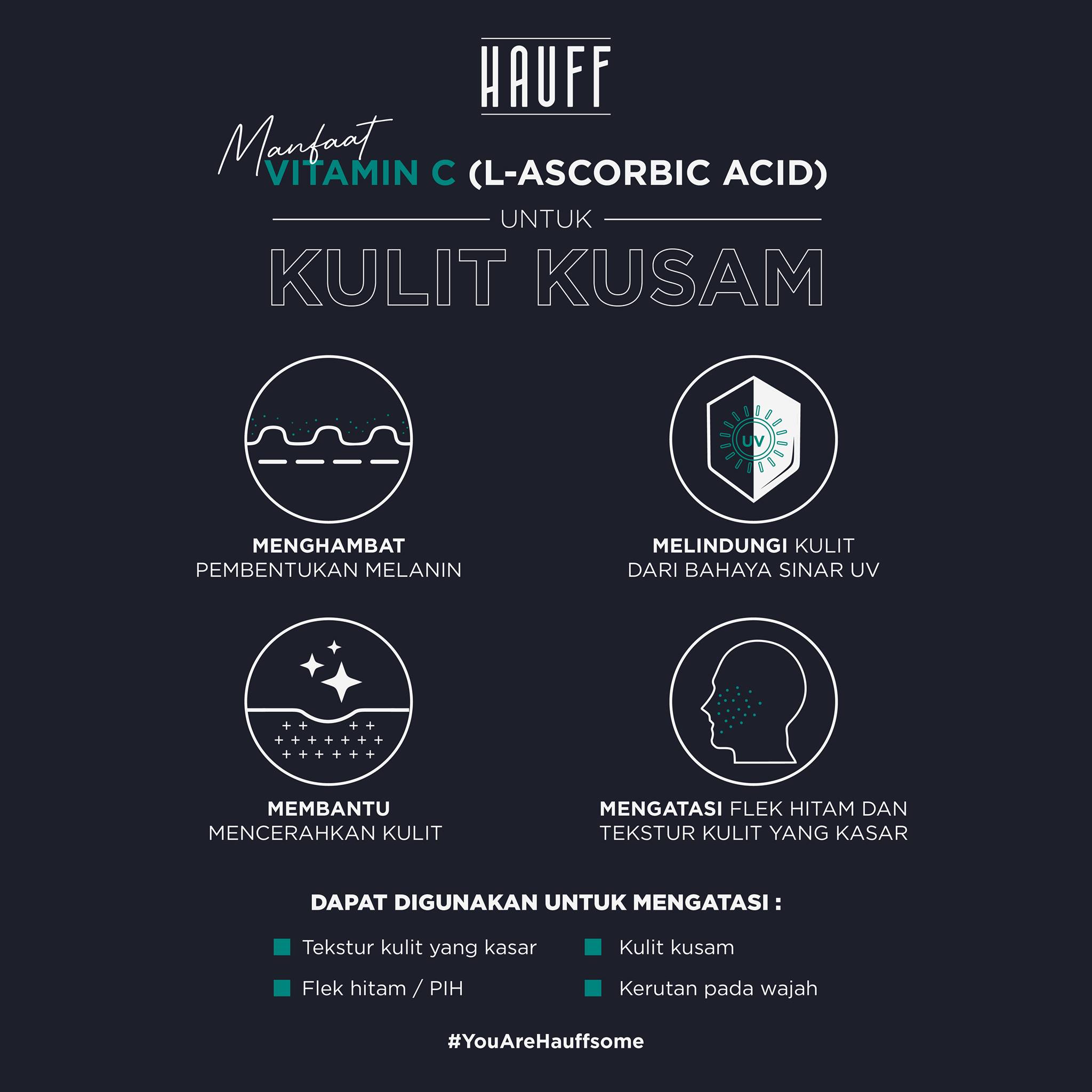 Broff, Vitamin C termasuk bahan yang... - HAUFF Men Indonesia | Facebook