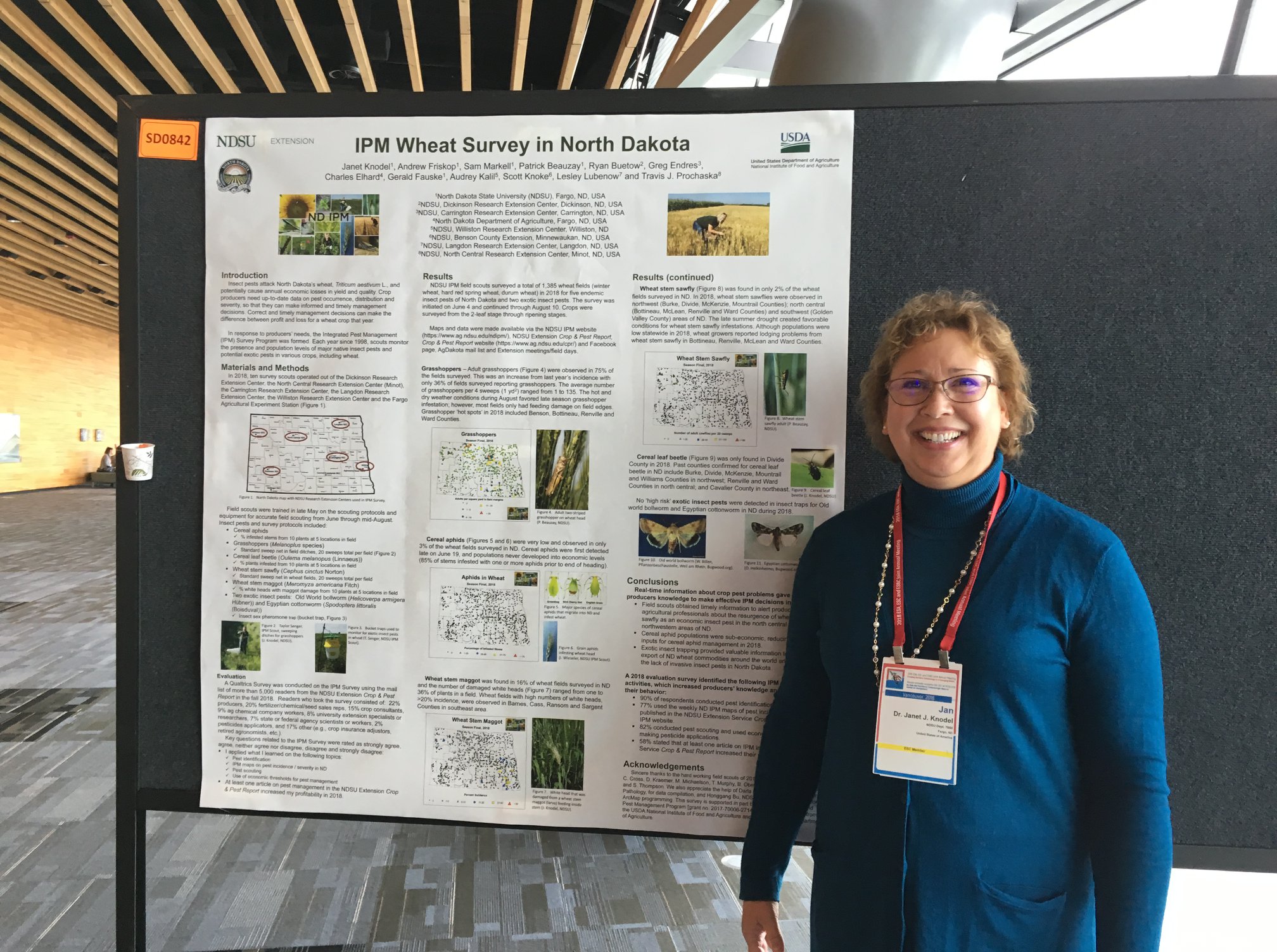 Janet Knodel's poster in Vancouver... - NDSU Plant Pathology