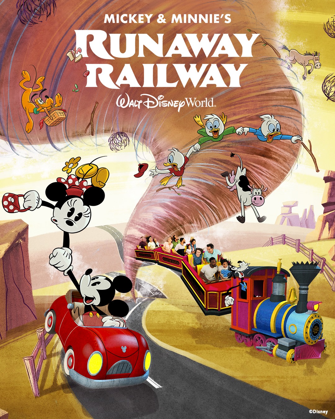 Disney Family - The wackiest, silliest train trip ever is...