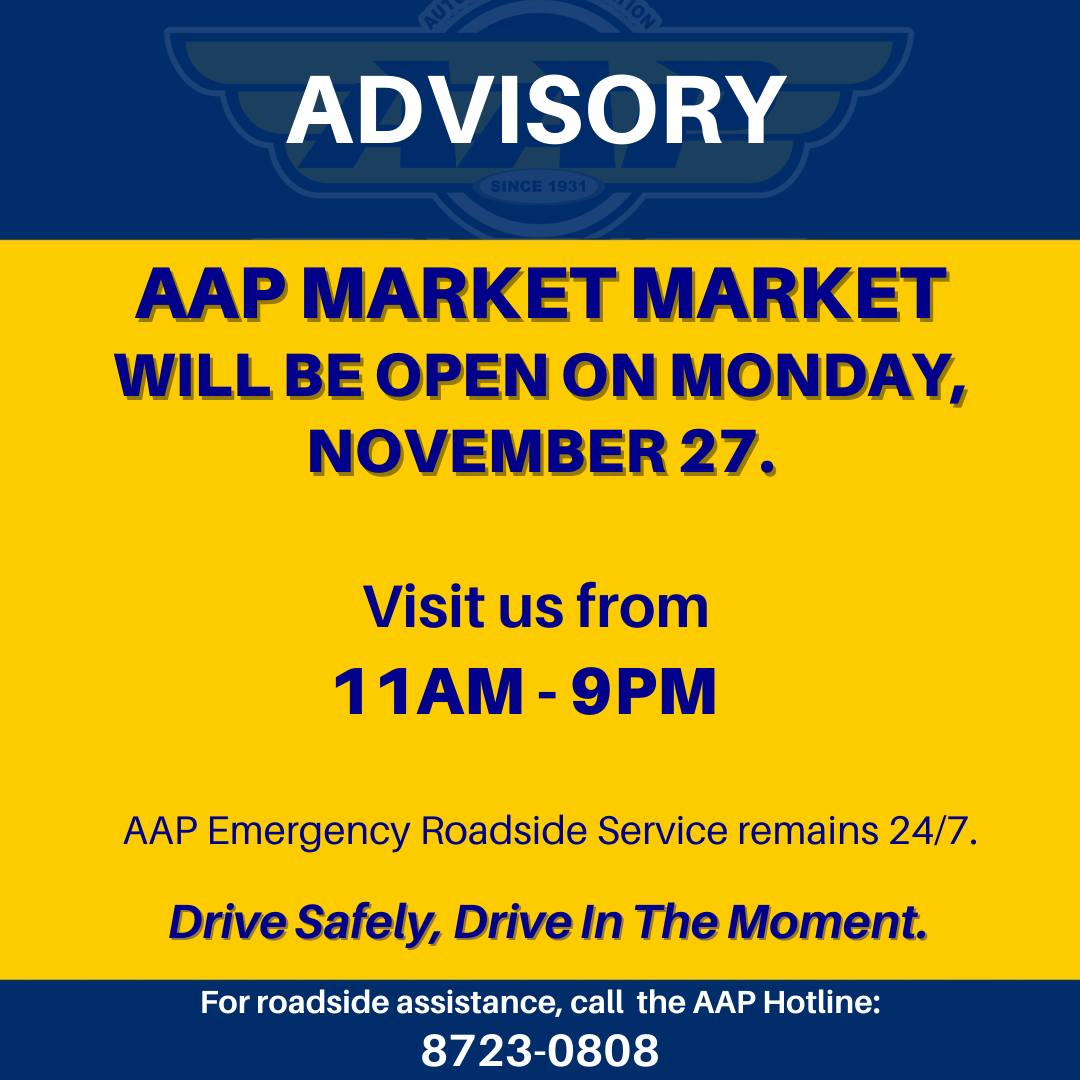 ALL AAP OFFICES AND OUTLETS WILL BE... - AAP Market Market