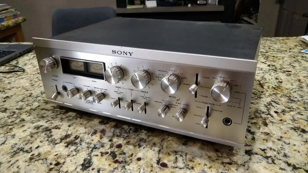 Sony TA-2000F preamp and TA-3200F power amp issues after storage