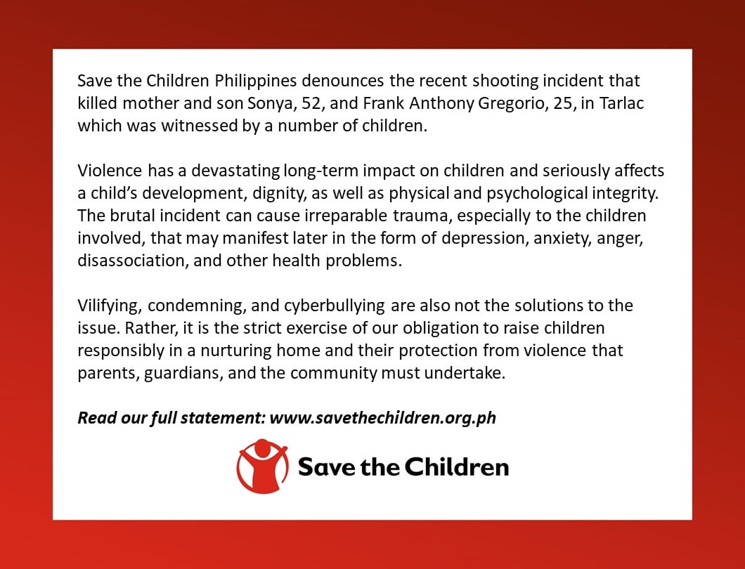 Save the Children Philippines - Save the Children Philippines statement ...