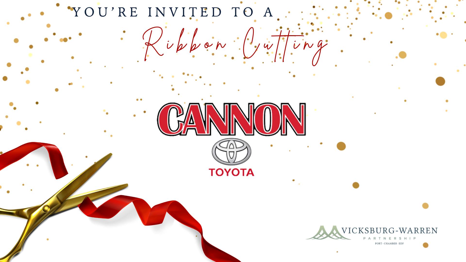 Cannon Toyota Ribbon Cutting