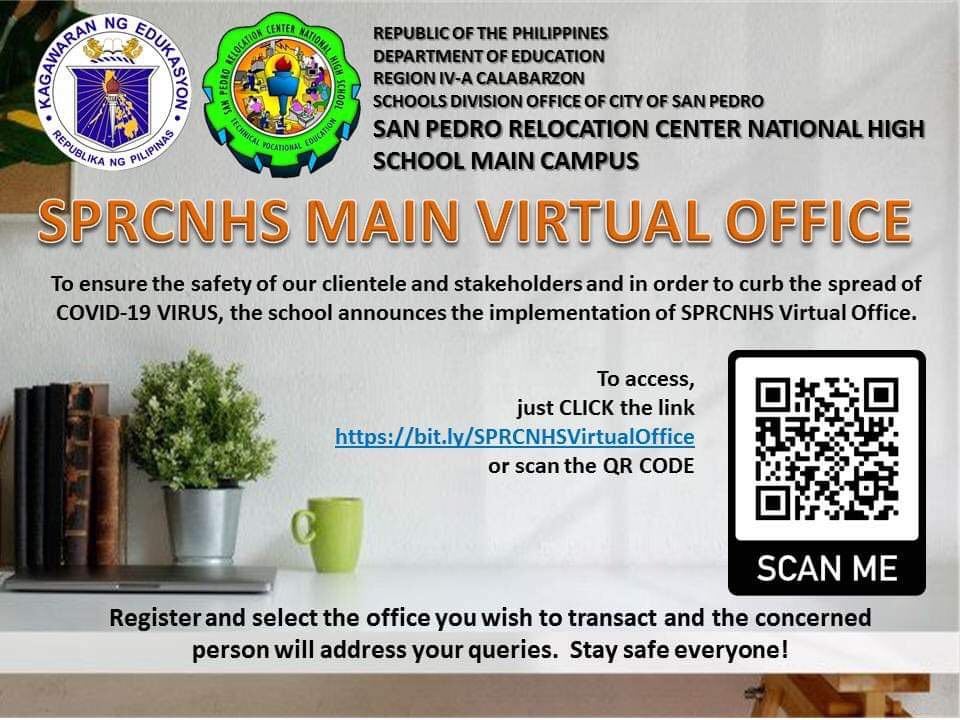 SPRCN... - DepEd Tayo San Pedro Relocation Center NHS - Laguna | Facebook