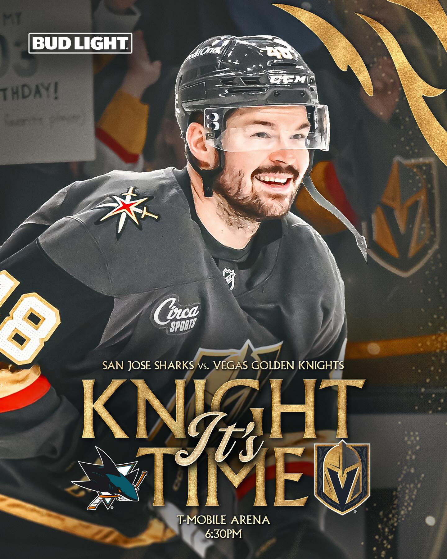 Rocking the Greys tonight 👊 📺: The... - Vegas Golden Knights | Facebook