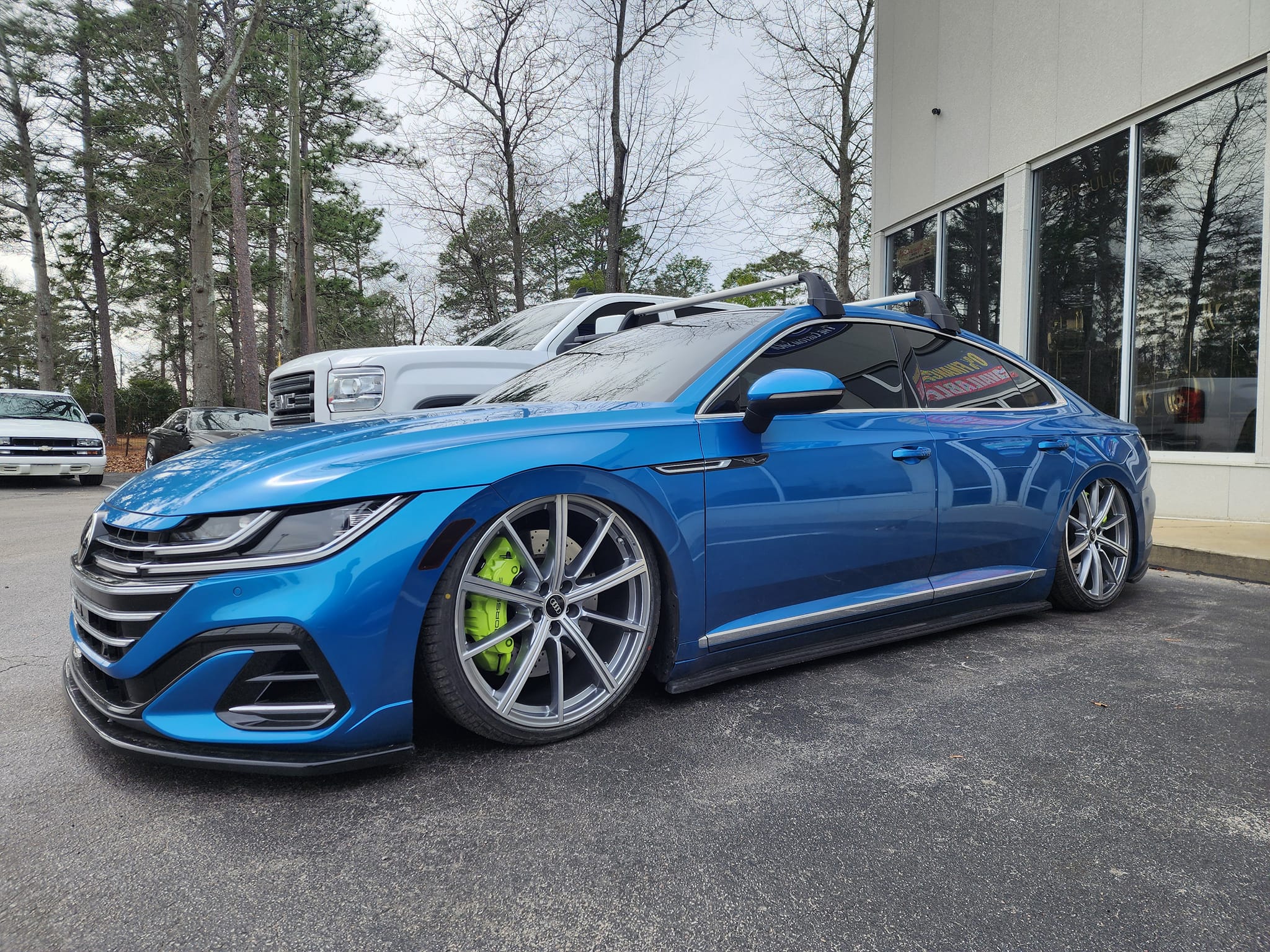 Upgraded to 21x9 wheels from Audi S8 on Volkswagen Arteon