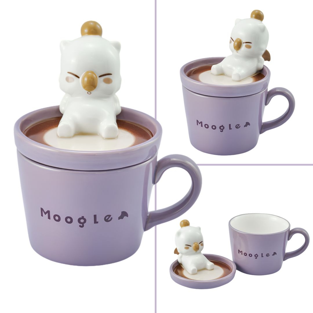 ☕️💗 Moogle just landed in your latte! Final Fantasy - Mug Latte
