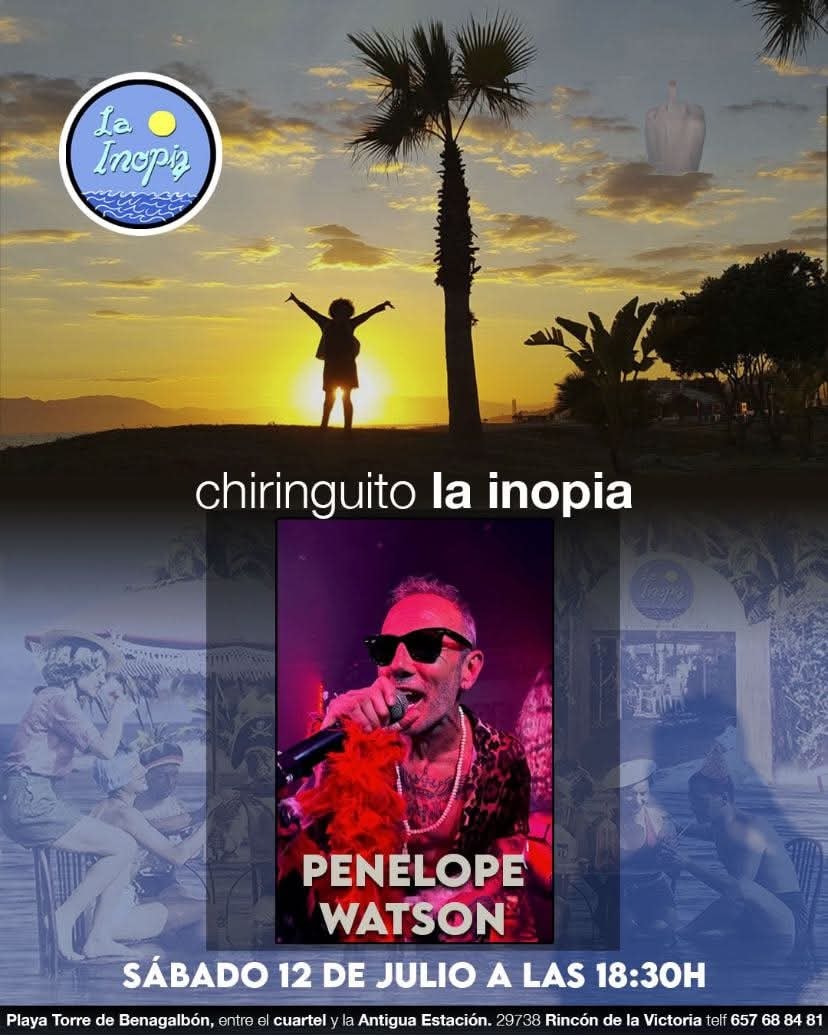 PENÉLOPE WATSON EN LA INOPIA, RINCÓN DE LA VICTORIA (MALAGA).