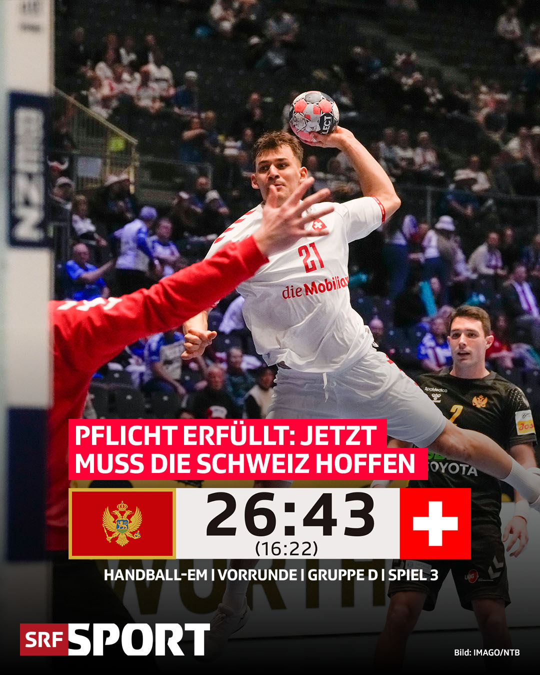 SRF - Nun beginnt das grosse Zittern 🤾‍♂️ Die Schweiz beschliesst die ...