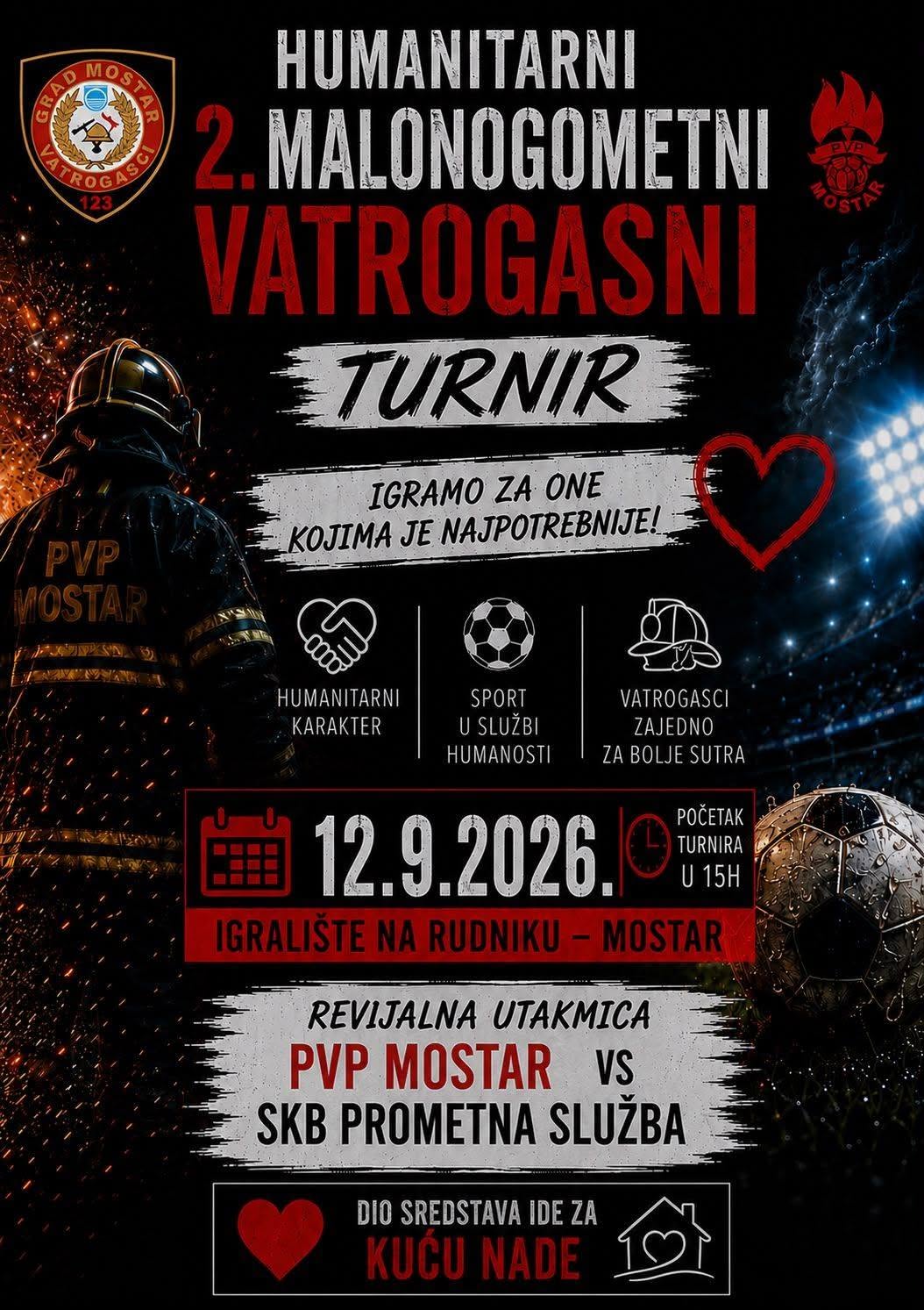 Humanitarni vatrogasni turnir u Mostaru