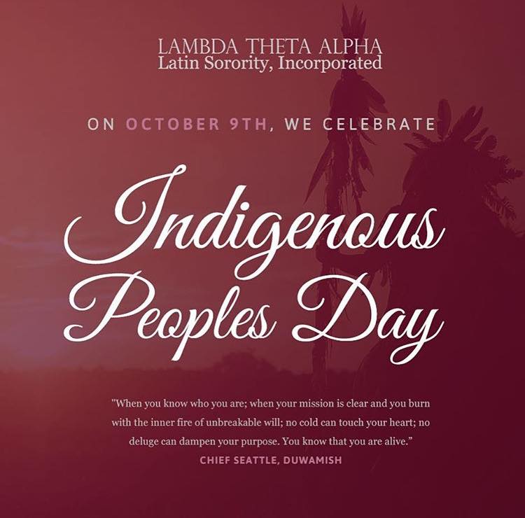 Today, we celebrate Indigenous Peoples Day, shifting our focus from a ...
