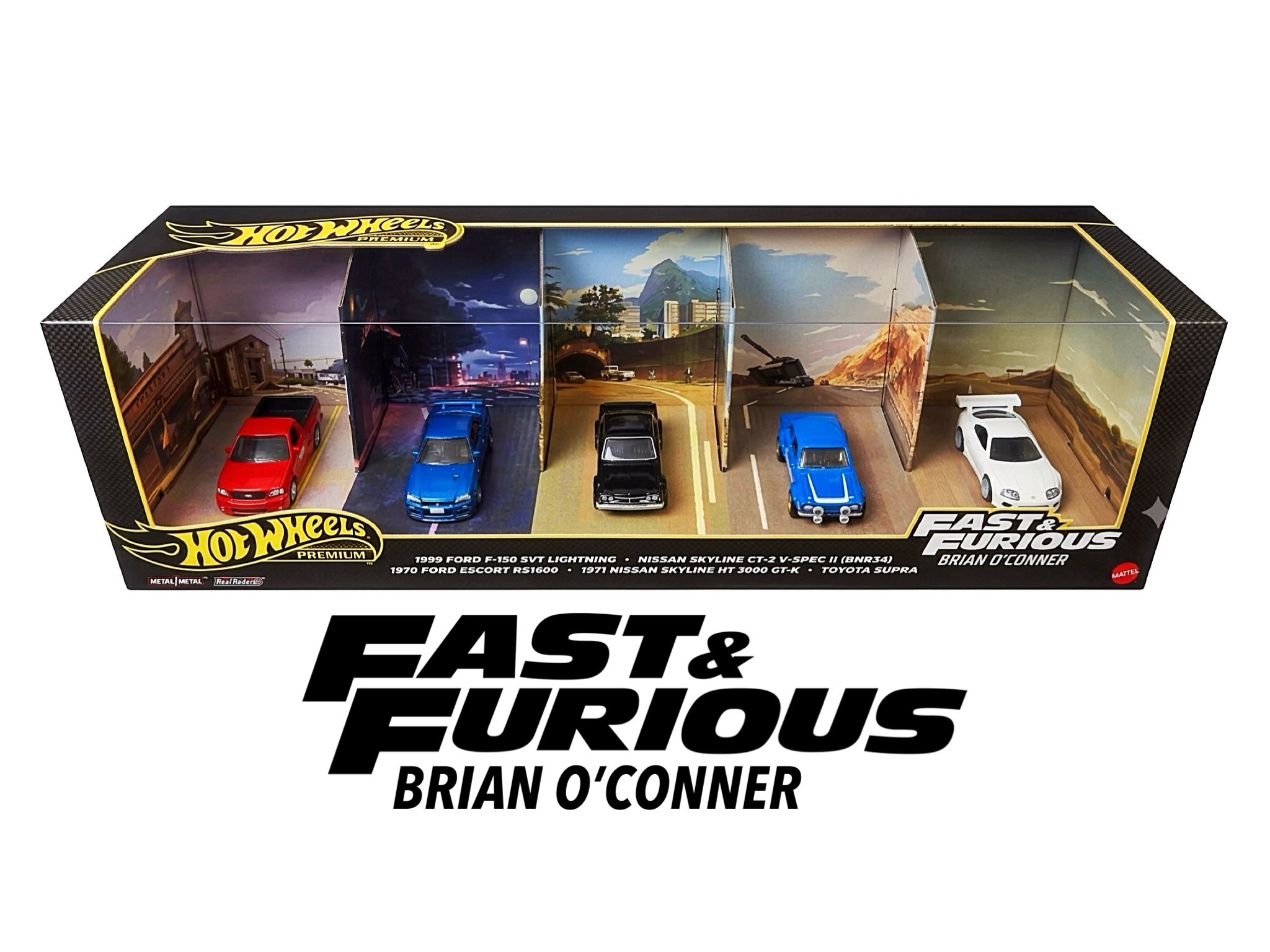 ホットウィール BRIAN O’CONNER アソート 1box Hot Wheels Fast & Furious Brian O'Conner Box Set | Hot Wheels® Die