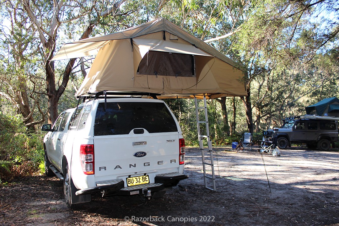 Razorback Canopies - Can you fit a roof top tent to a Razorback Steel ...