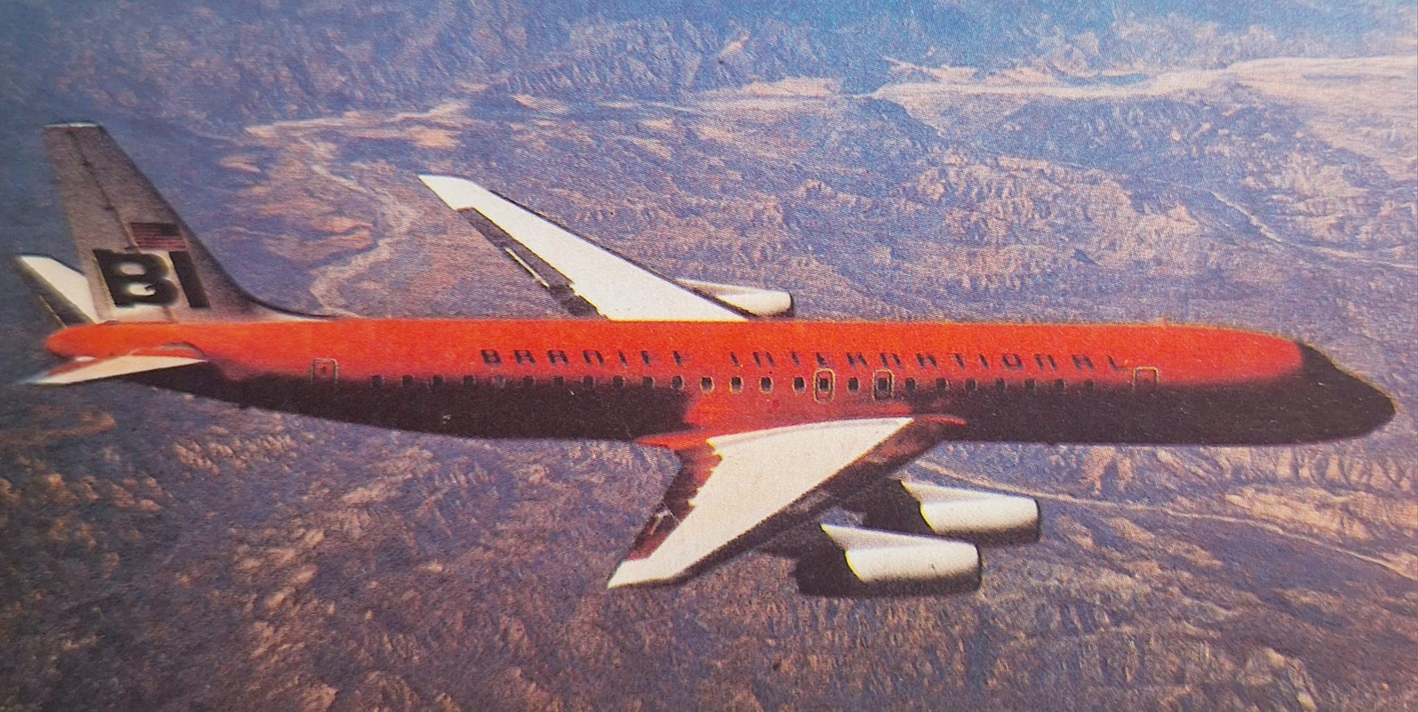 McDonnell Douglas DC-8-62 Braniff International Airways.