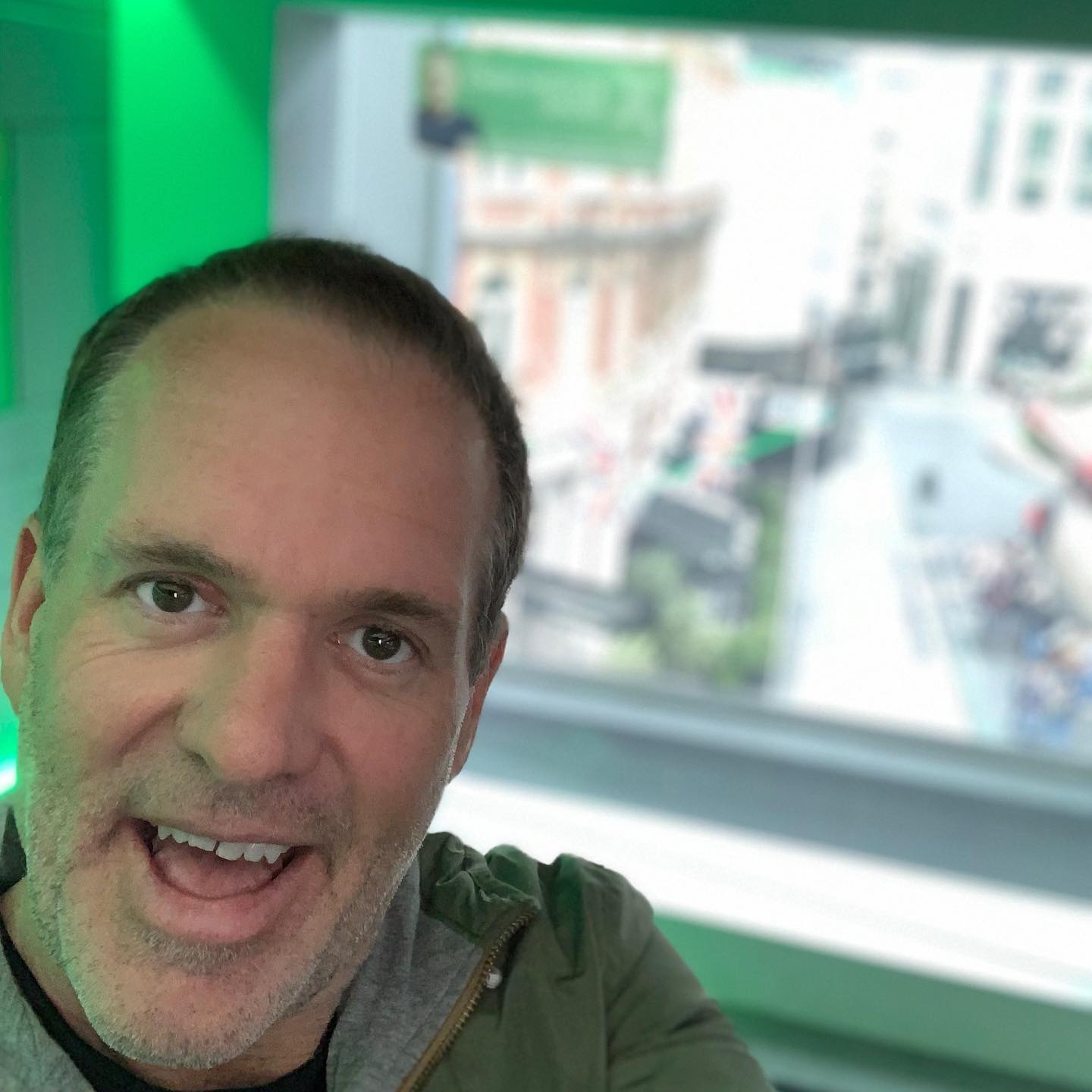 Chris - LIVE on @radiox on a Saturday morning overlooking Leicester ...