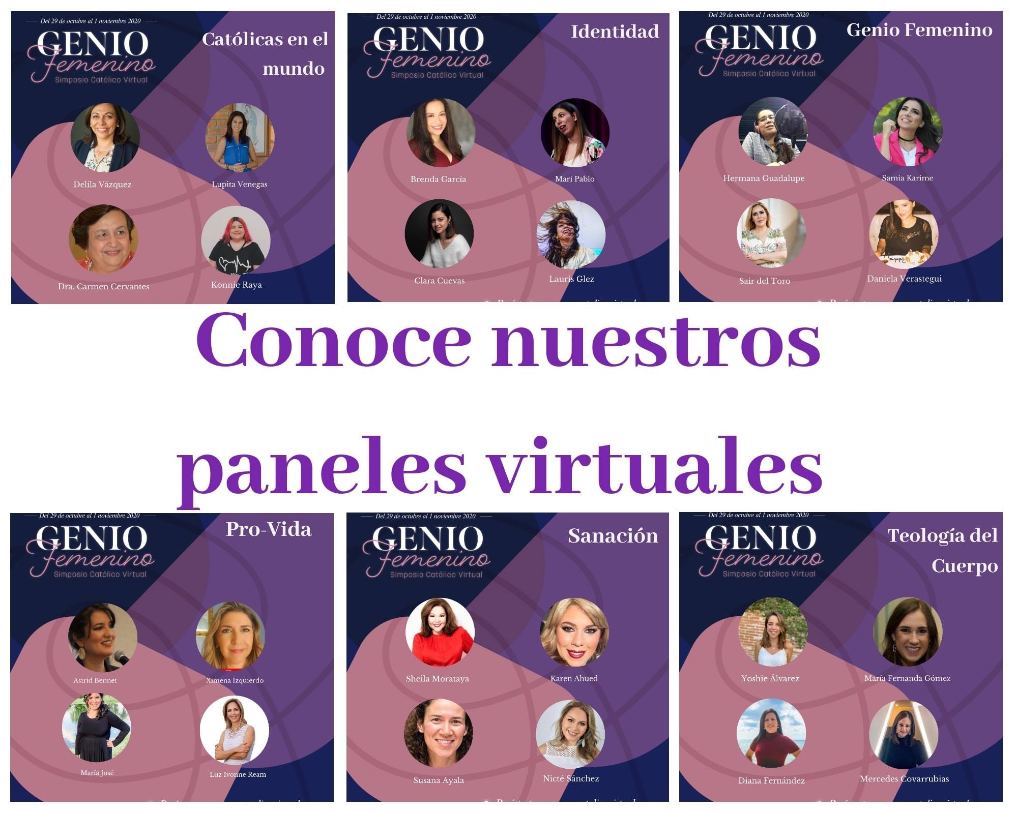 CONOCE NUESTROS PANELES... - Simposio Católico Virtual