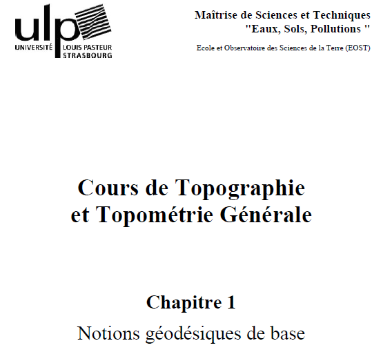 Génie Civil Pdf - cours de topographie et topométrie...