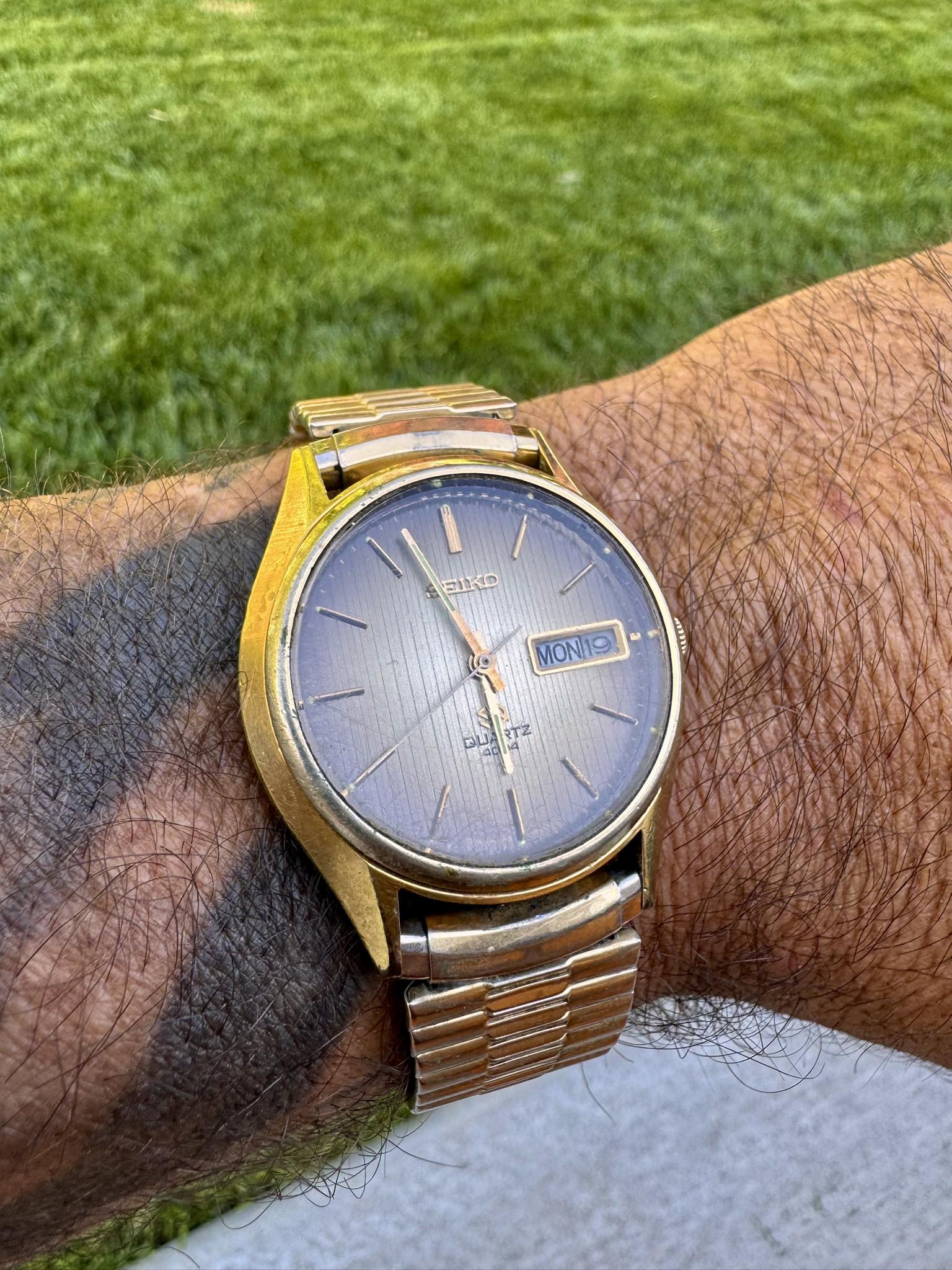Just picked this one up for $10 at a thrift store ￼. A Seiko
