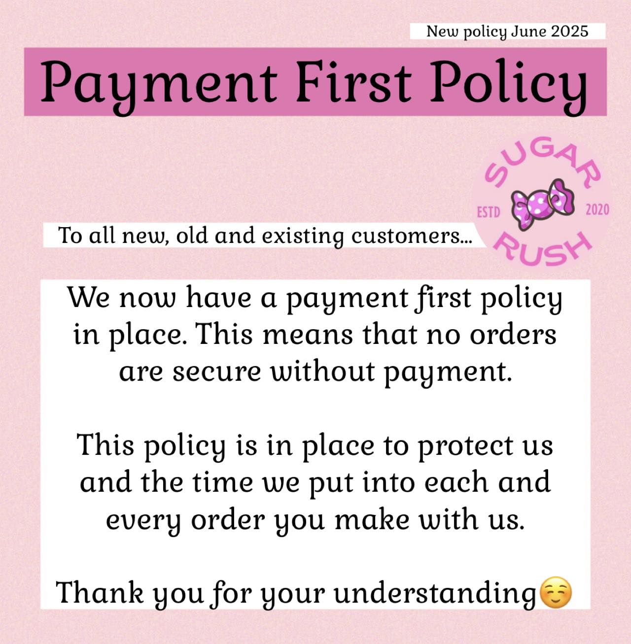 Payment first policy for online orders | Caloocan, Metro Manila