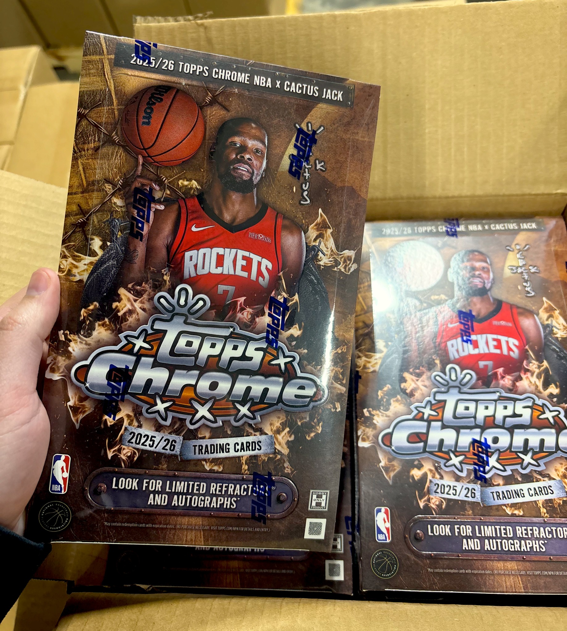 Steel - JUST ARRIVED: 2025-26 Topps Chrome Cactus Jack Basketball 