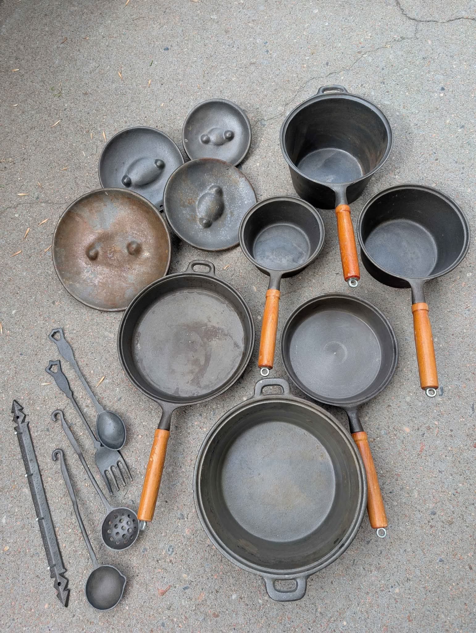 Cast Iron 15 Piece Set - Cookware - Lakeside, Colorado | Facebook ...