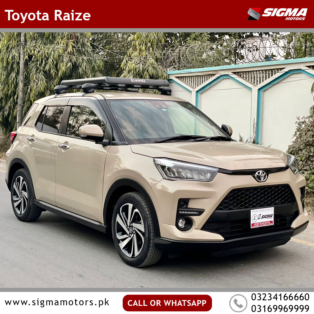 Sigma Motors - Toyota Raize Z PKG 996CC Turbocharged Model...