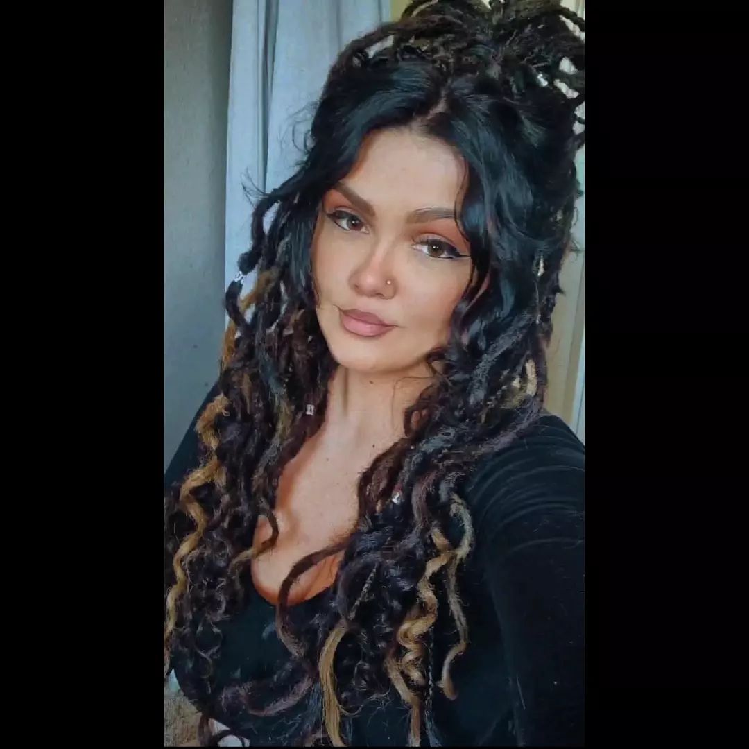 The gorgeous Bryony with her... - Knot Knormal Dreadlocks