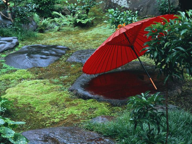 japanese patio umbrella Large Oriental Garden Wagasa / Bangasa”: Traditional Japanese