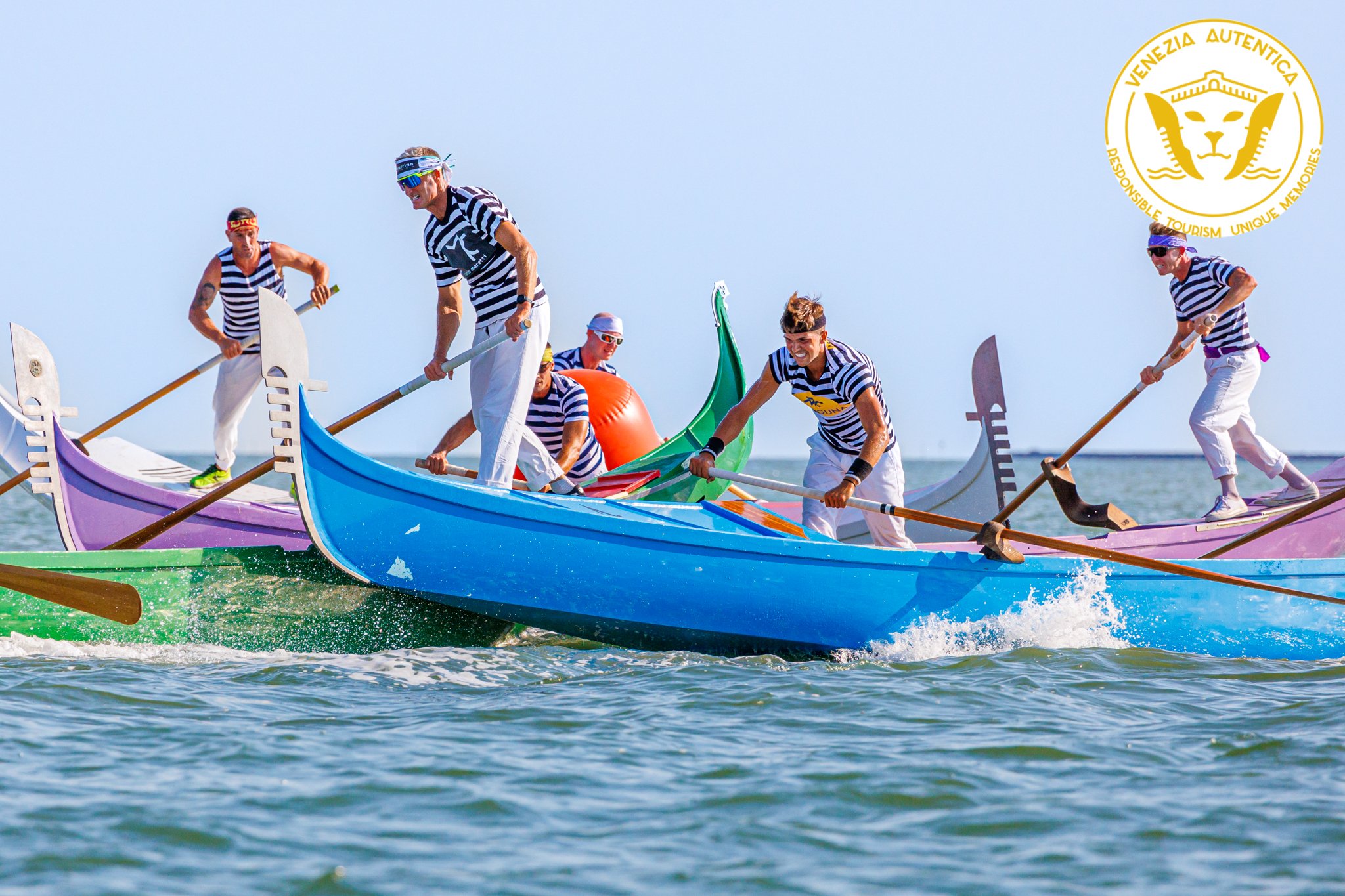 We took this picture two days in #Venice during the Redentore regatta ...