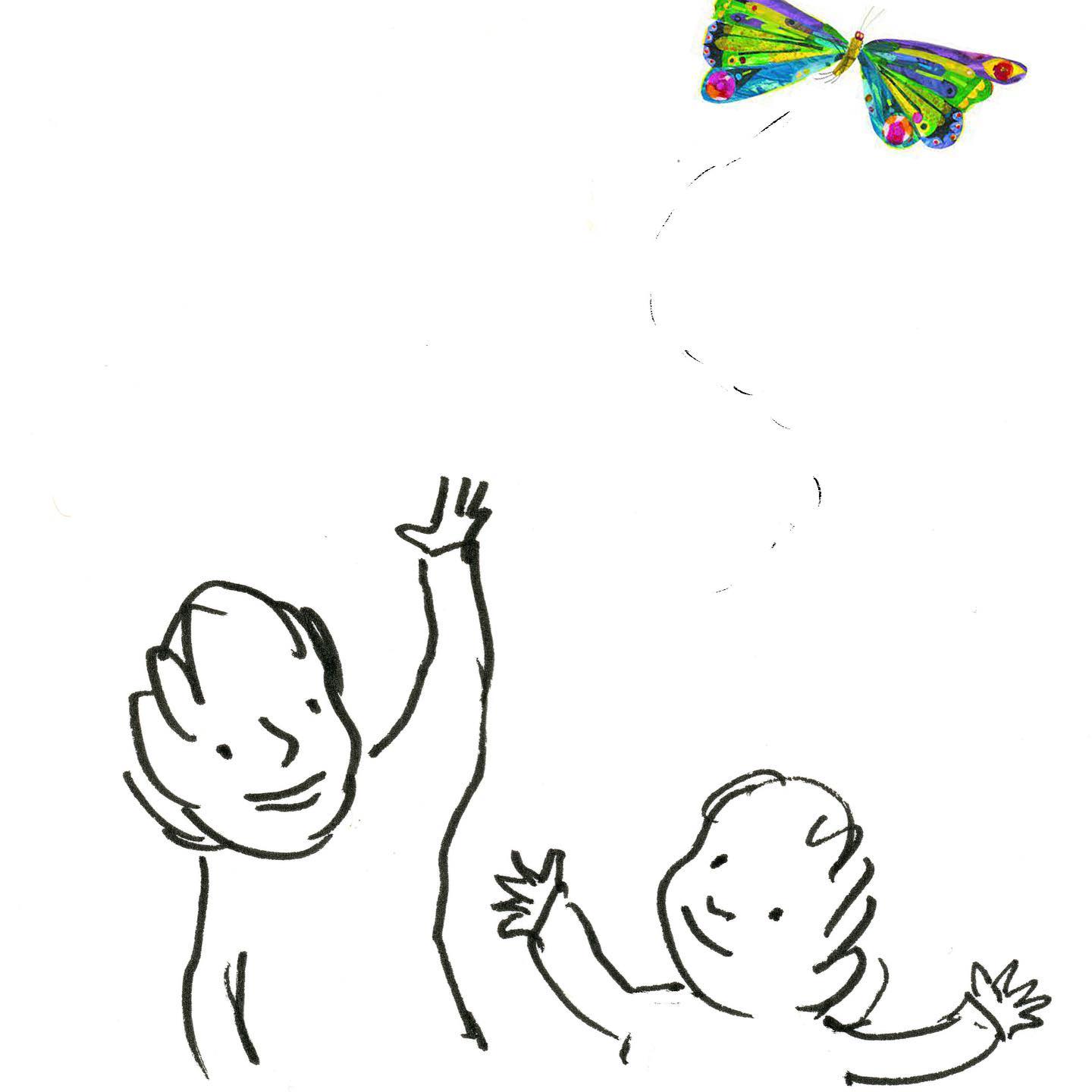We love you, Eric Carle 💚 RIP... - Polly Dunbar Illustration