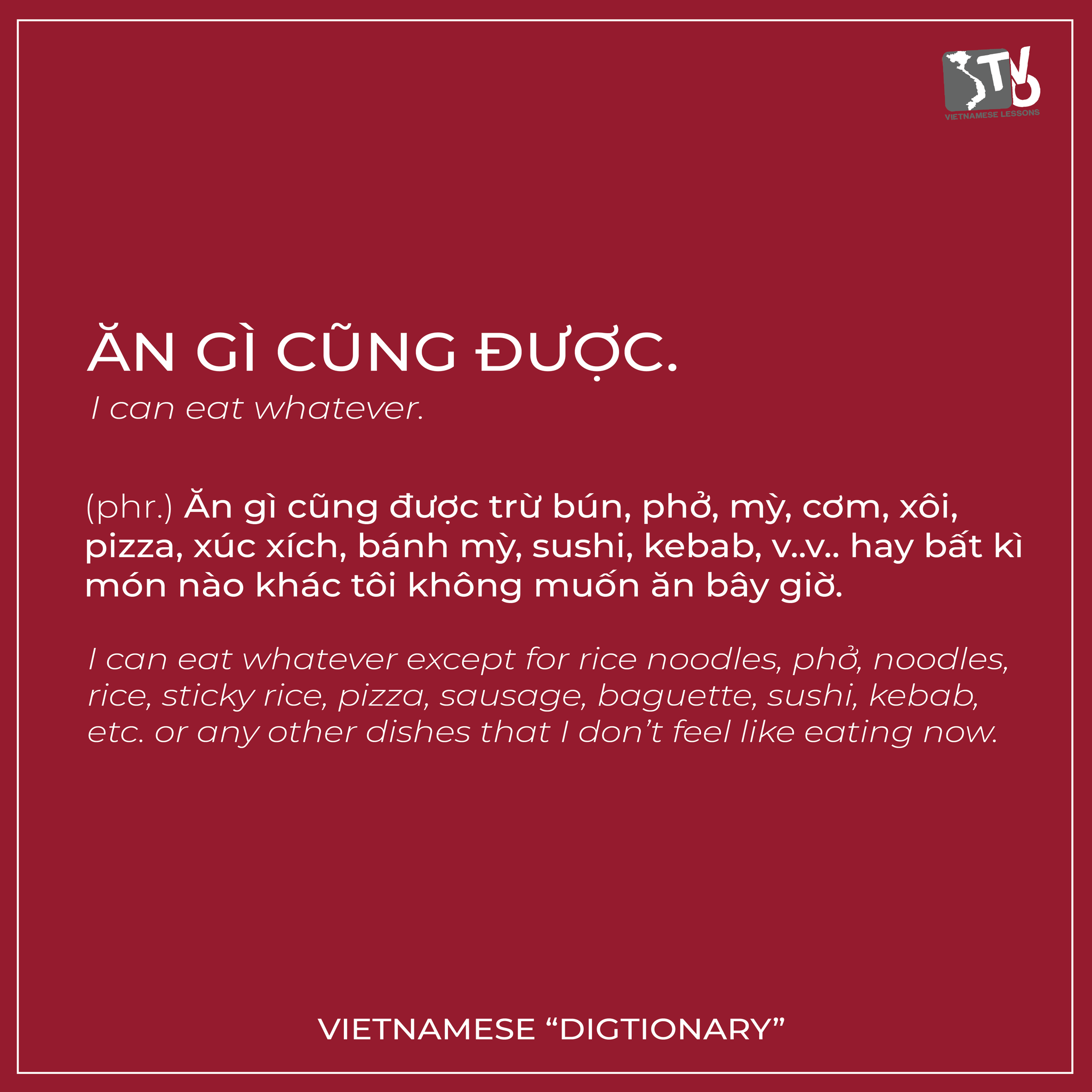 Tieng - “𝐕𝐈𝐄𝐓𝐍𝐀𝐌𝐄𝐒𝐄 𝐃𝐈𝐆-𝐓𝐈𝐎𝐍𝐀𝐑𝐘 - 𝐎̂̀ 𝐑𝐀 𝐕𝐀̣̂𝐘” 🍉 Vietnamese people can ...