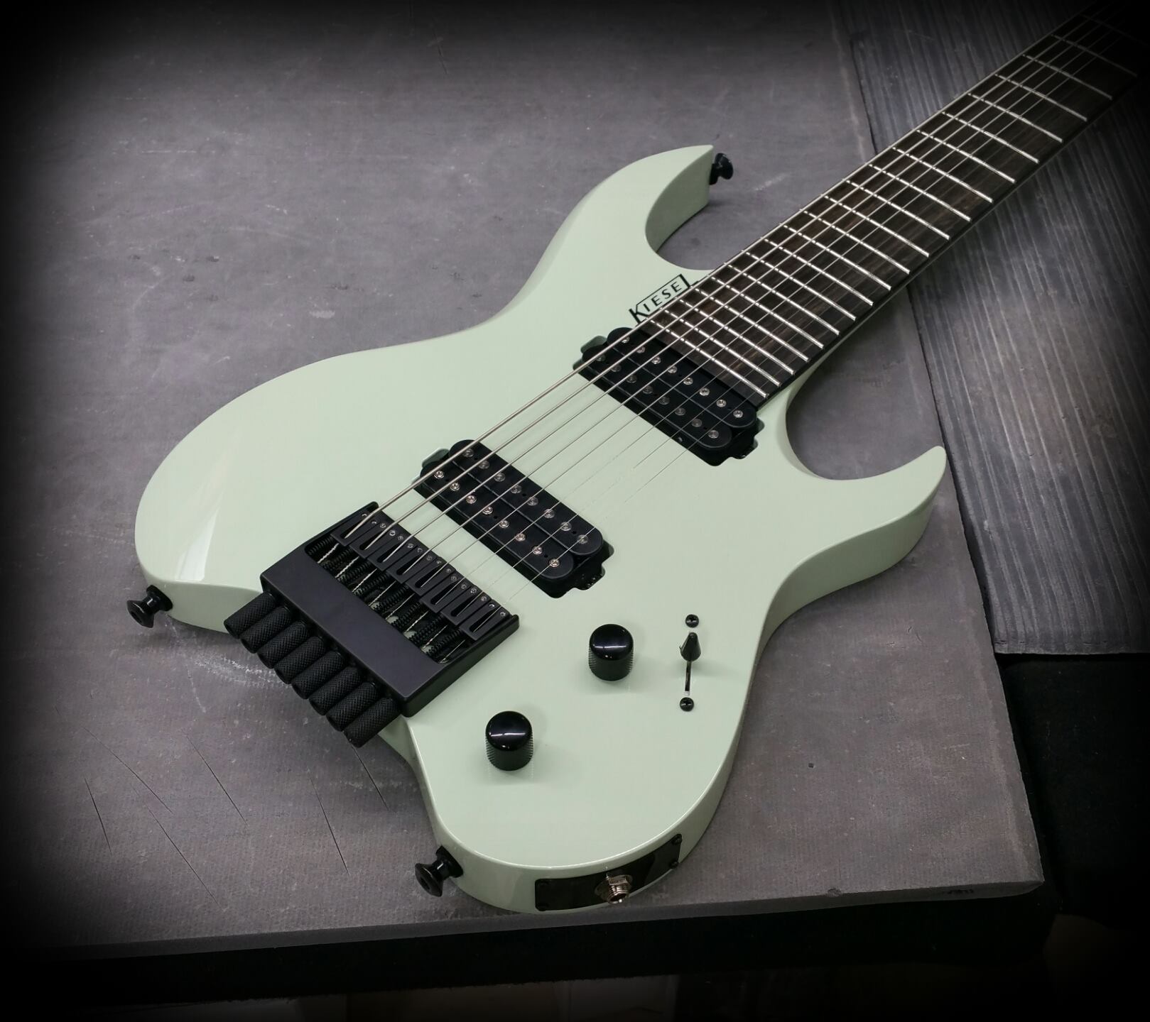 Kiesel - V8 (Vader) Sea foam green with Kiesel Lithium pick ups
