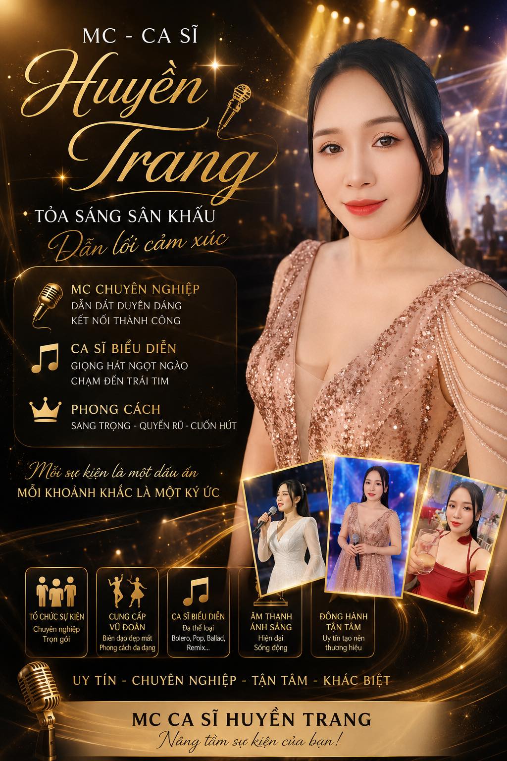 Huyền Trang MC Singer