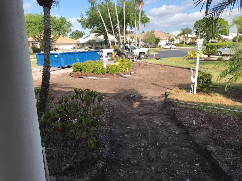 A nice concrete rip out.... - Curtis Pavers & Excavation, LLC