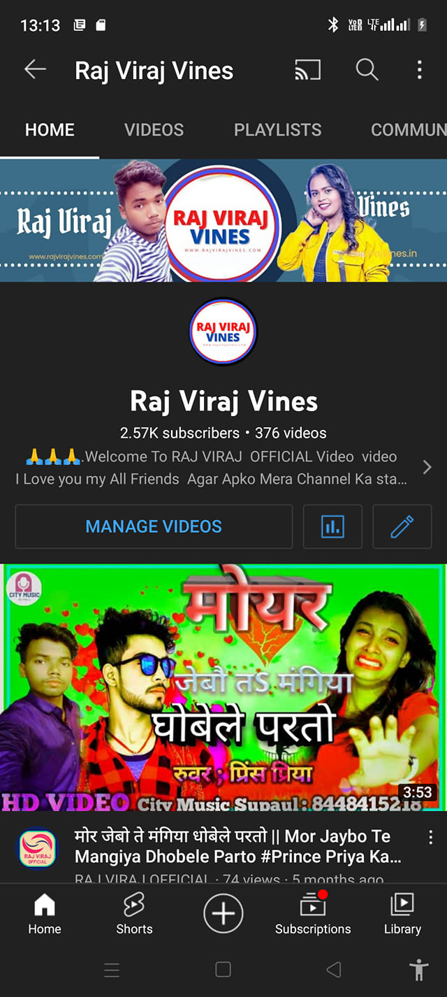 RAJ VIRAJ