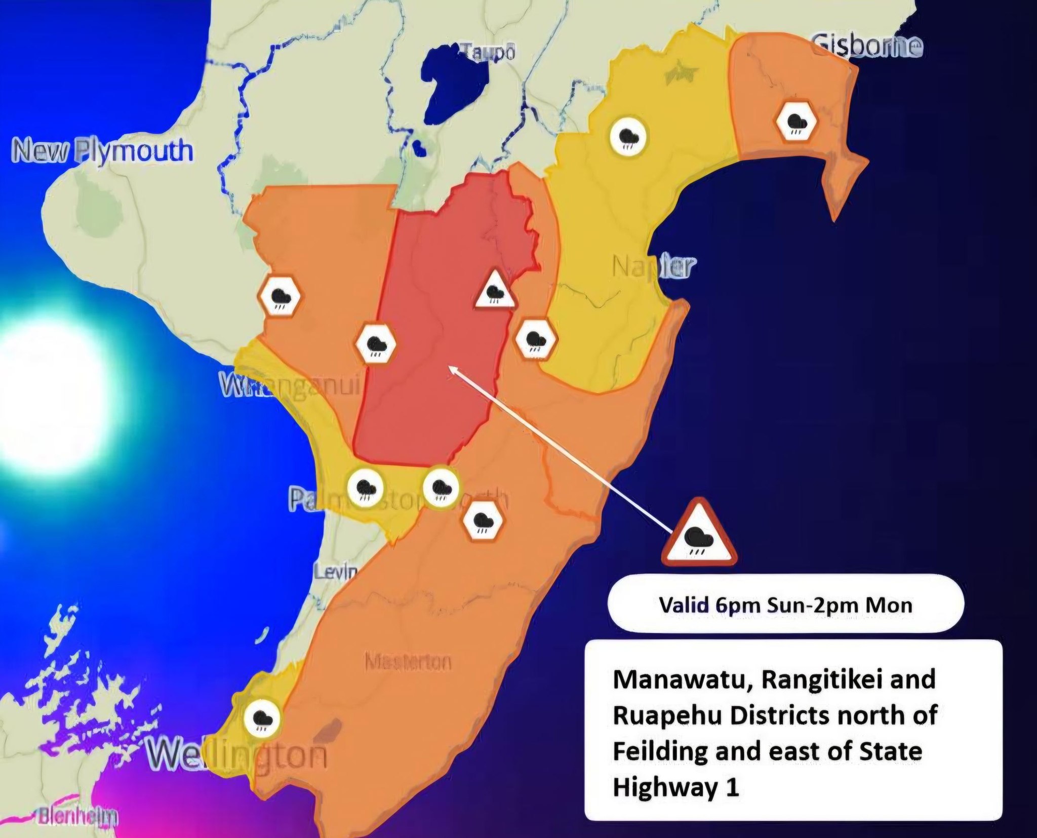 Everything Feilding | RED WARNING now in place and State of Emergency ...