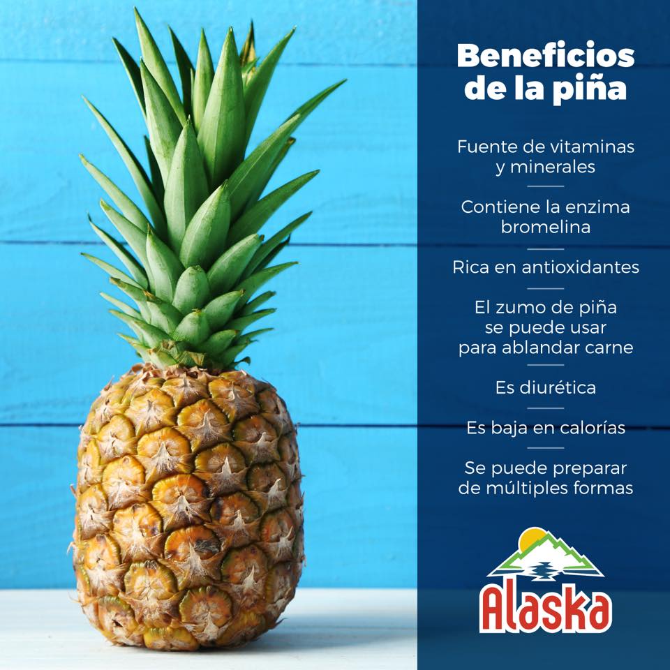 Agua Alaska - ¿Sabías importante que es la piña 🍍 en tu...