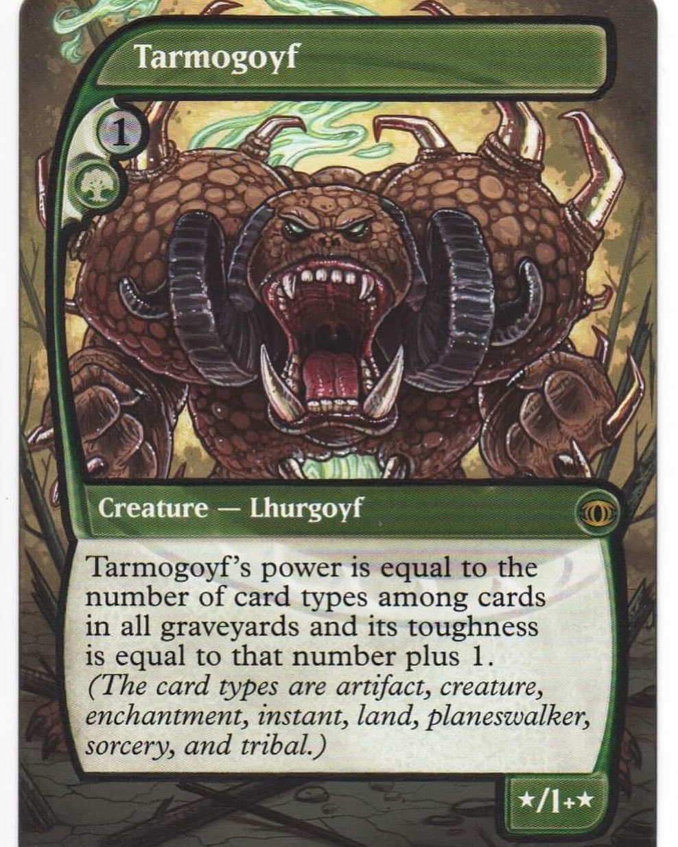 mtg card types tarmogoyf Magic: the Gathering - - Future Sight Mint / near mint condition trading card Tarmogoyf - MTG Proxy Modern