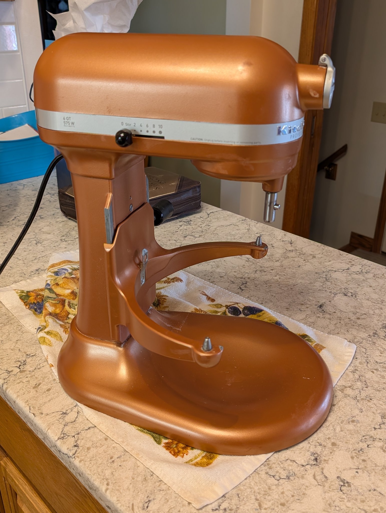 Kitchenaid mixer head fell off during use